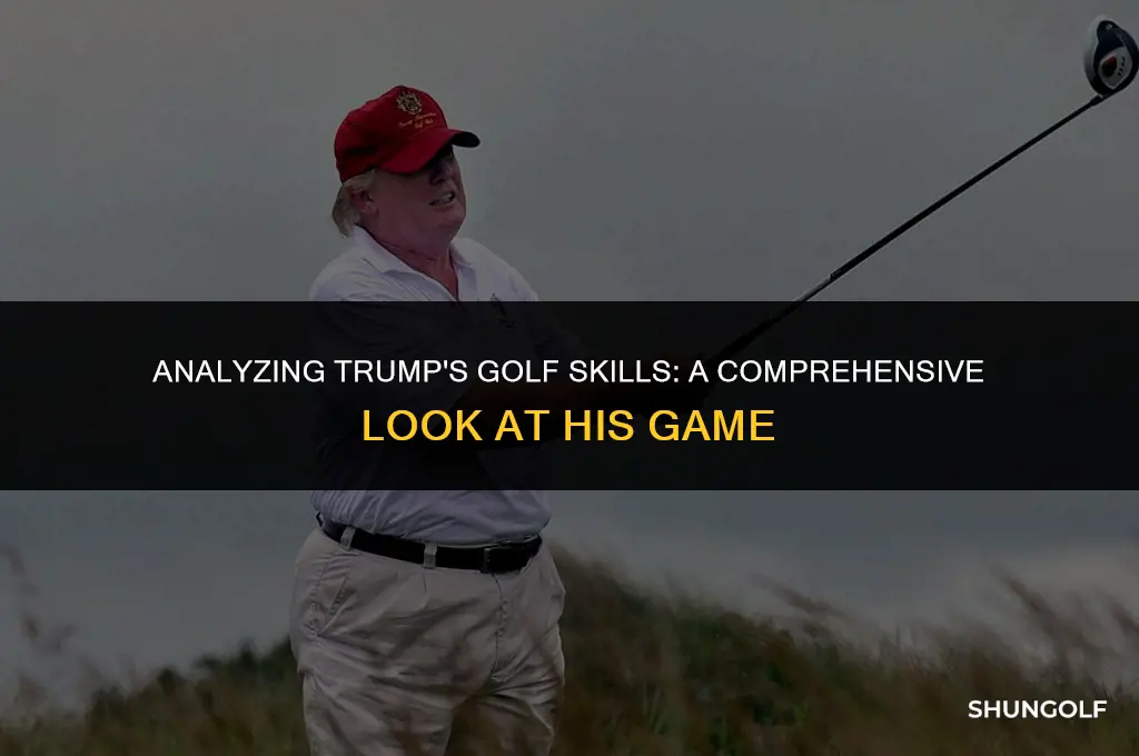 is trunp good at golf