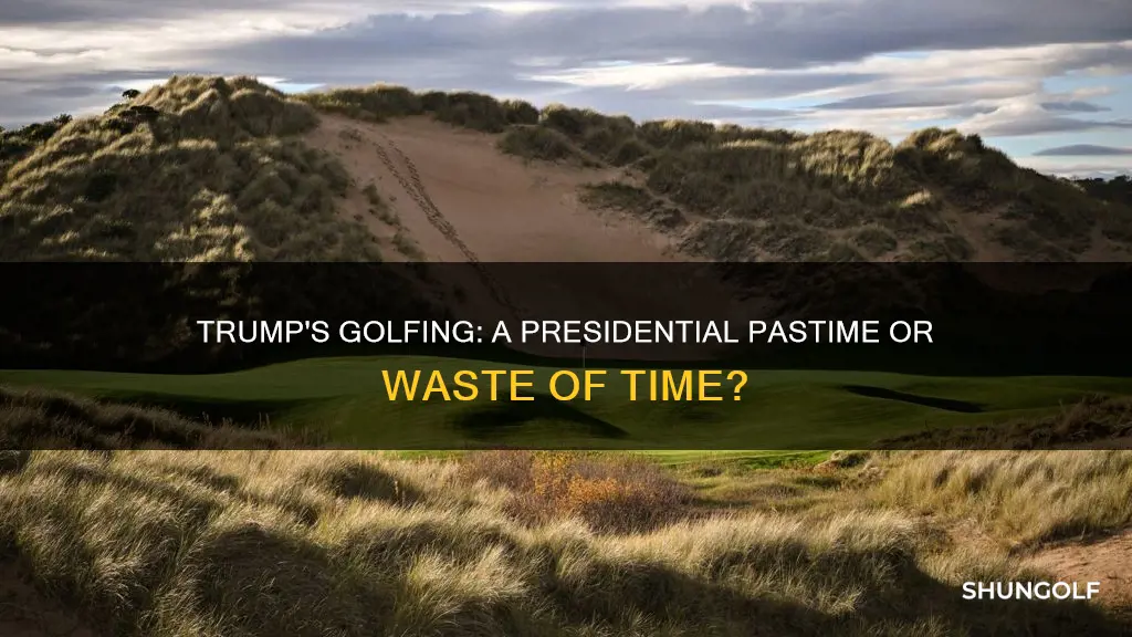 is turmp golfing