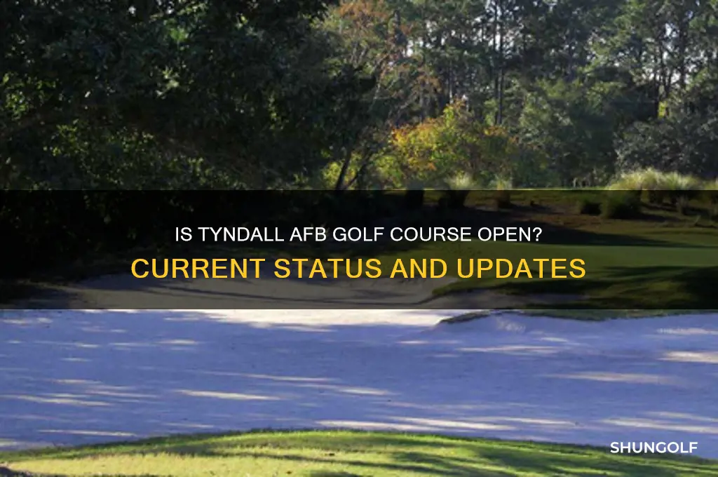 is tyndall afb golf course open