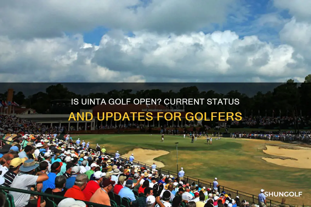 is uinta golf open