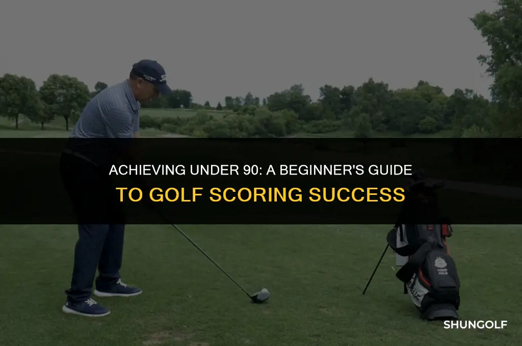 is under 90 a good golf score