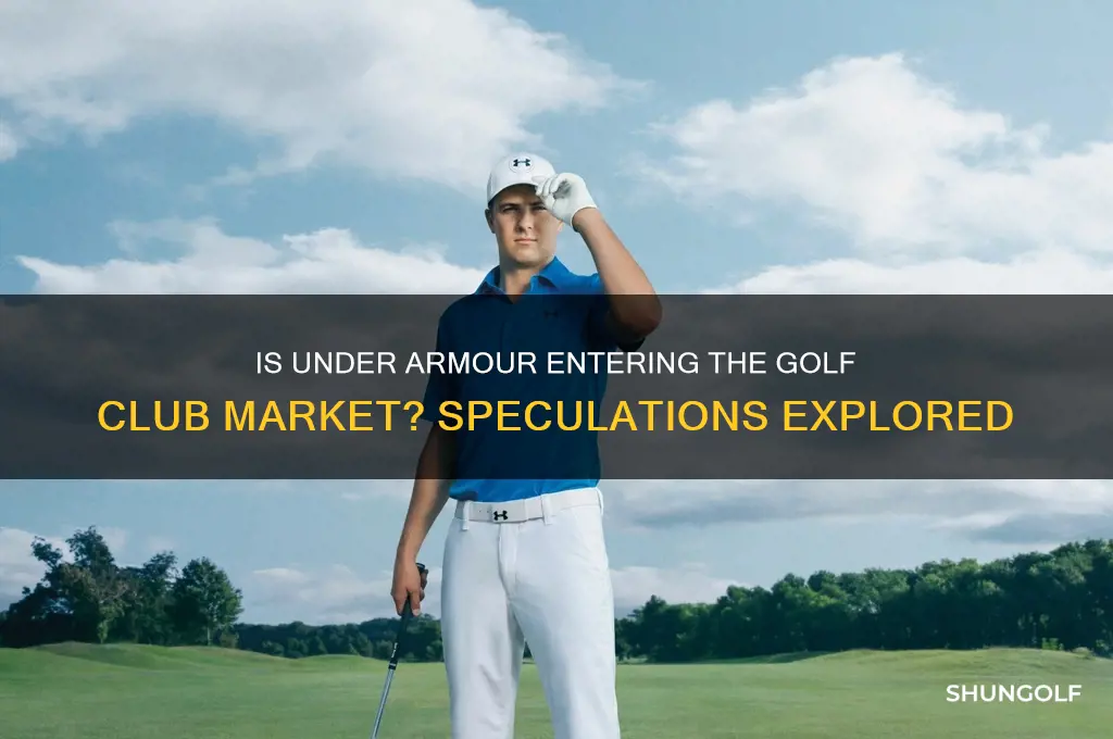 is under armour going to make golf clubs