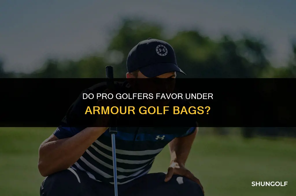 is under armour golf bag used by pros
