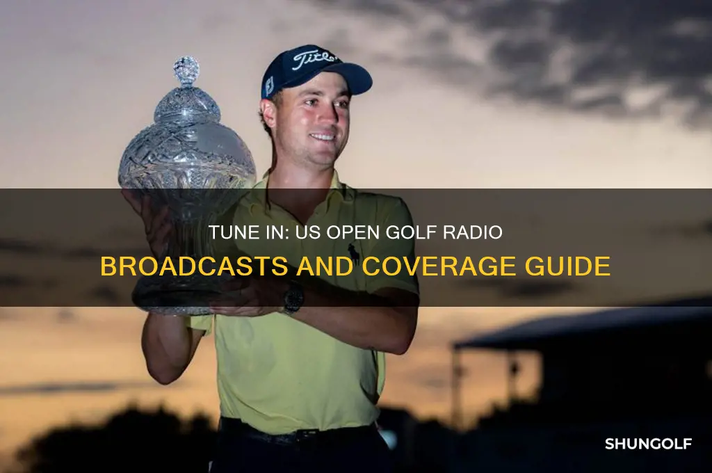 is us open golf on radio