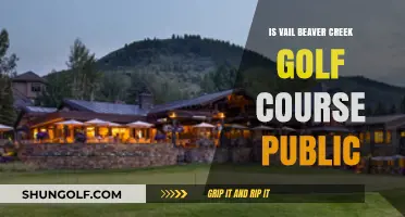Is Vail Beaver Creek Golf Course Public? Access and Details