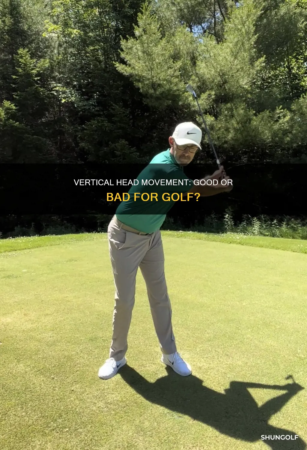 is vertical head movement bad golf