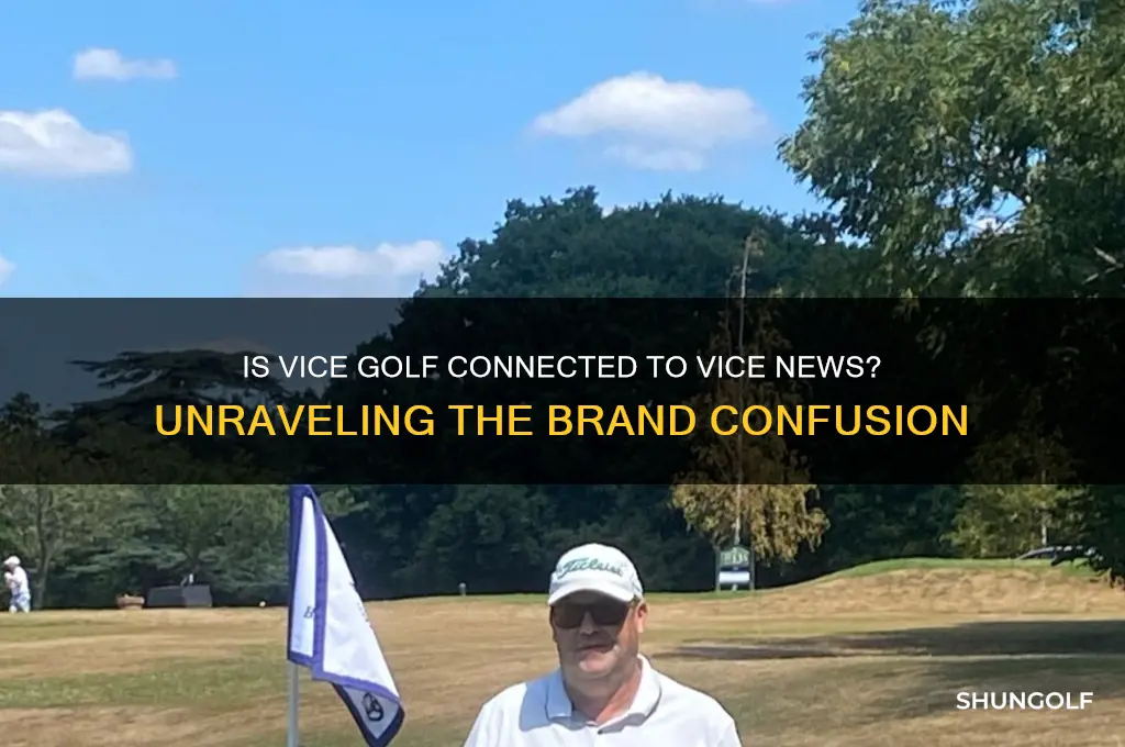 is vice golf related to vice news