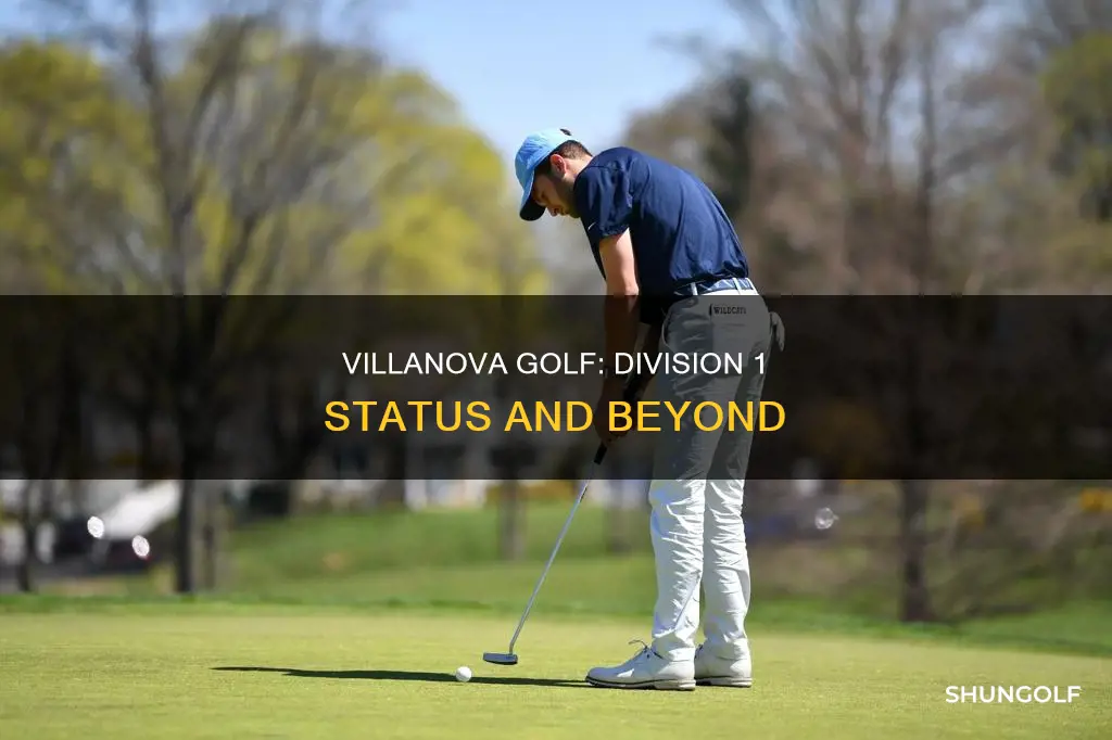 is villanova golf d1