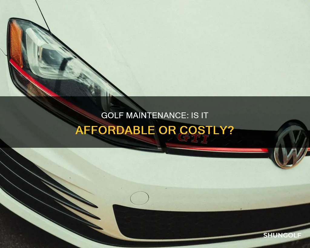is volkswagen golf expensive to maintain