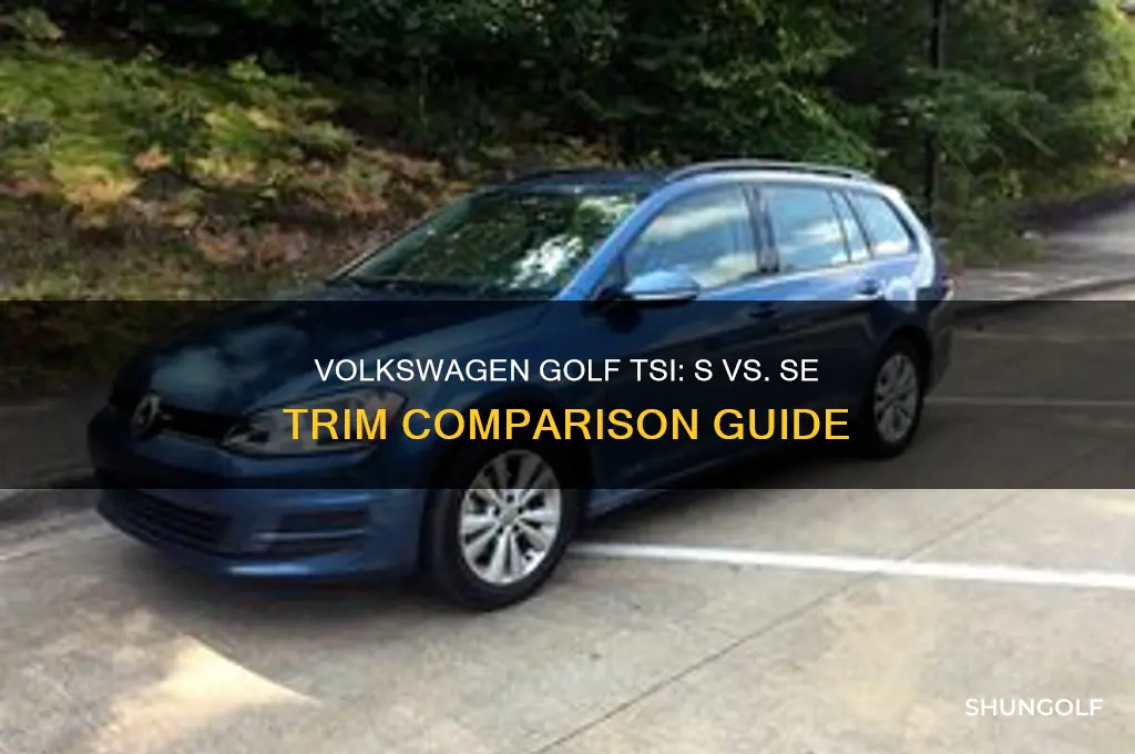 is volkswagen golf tsi s or se
