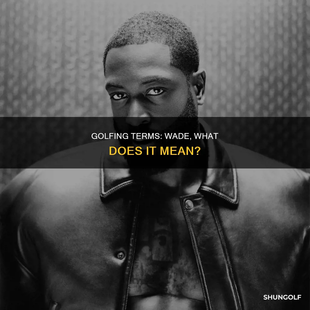 is wade a golf term