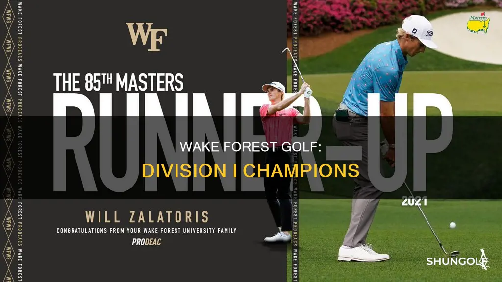 is wake forest golf division i