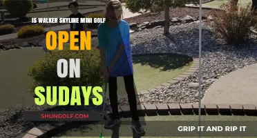 Is Walker Skyline Mini Golf Open Sundays? Check Hours Here