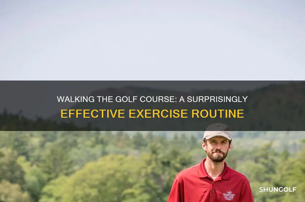is walking a golf course good exercise