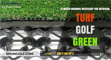 Is Water Draining Essential for Artificial Turf Golf Greens?