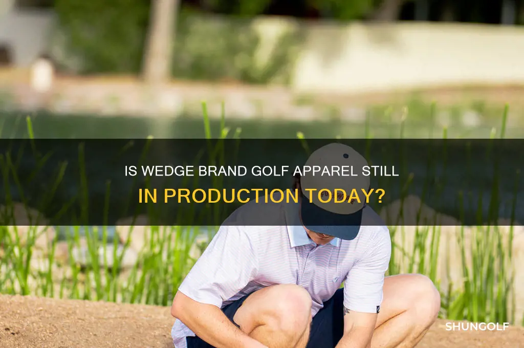 is wedge brand golf apparel still being manufactured