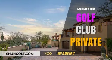 Is Whisper Rock Golf Club Private? Exploring Membership and Access Details