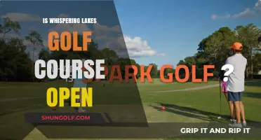 Is Whispering Lakes Golf Course Open? Current Status and Updates