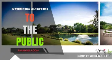 Whitney Oaks Golf Club: Public Access and Membership Details Revealed