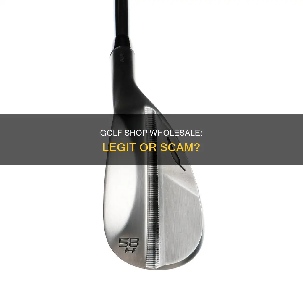 is wholesale golf shop fake