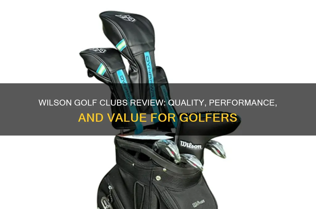 is wilson a good brand for golf clubs