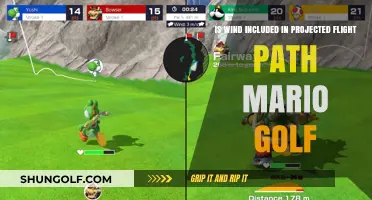 Does Wind Affect Mario Golf's Projected Flight Path?