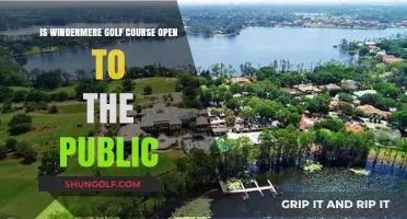 Is Windermere Golf Course Publicly Accessible? A Comprehensive Guide