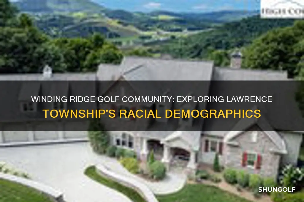 is winding ridge golf community lawrence township black or white