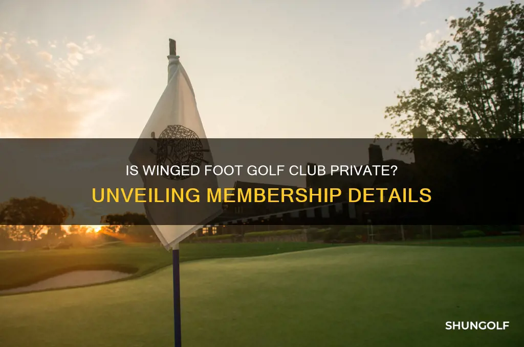 is winged foot golf club private