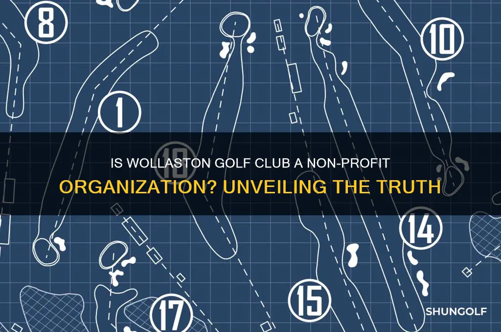 is wollaston golf club a non profit organization