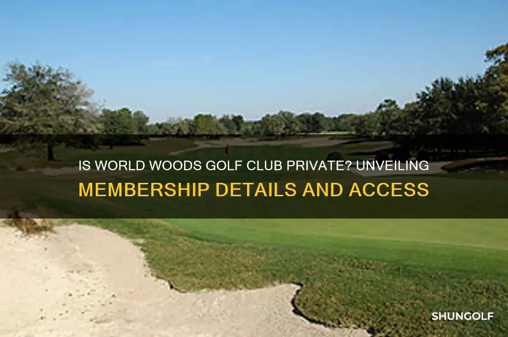 is world woods golf club private