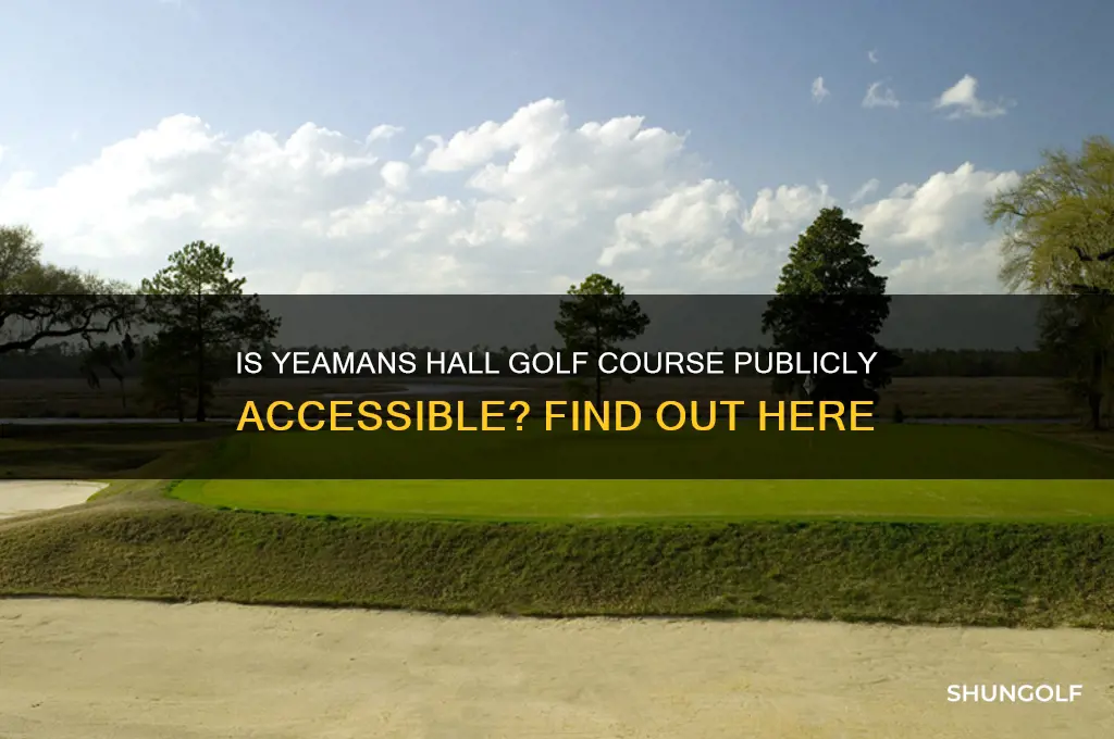 is yeamanshall golf course open to the public