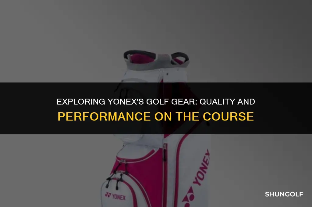 is yonex a good brand for golf