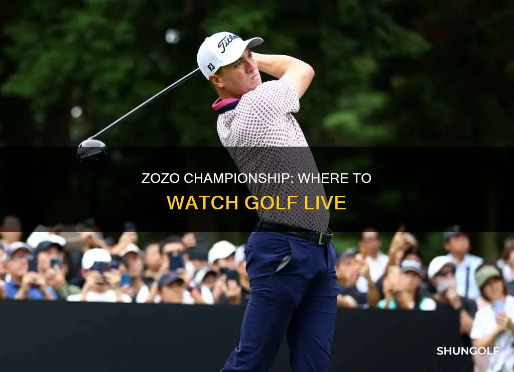 is zozo golf on tv