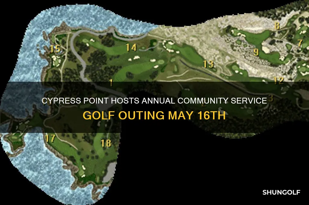 may 16th annual community service golf outing cypress point