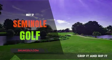 Golfers' Battle: May 17 Seminole Tournament