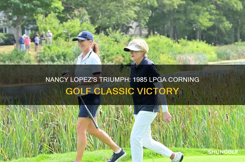 may 26 1985 lpga corning golf classic winner