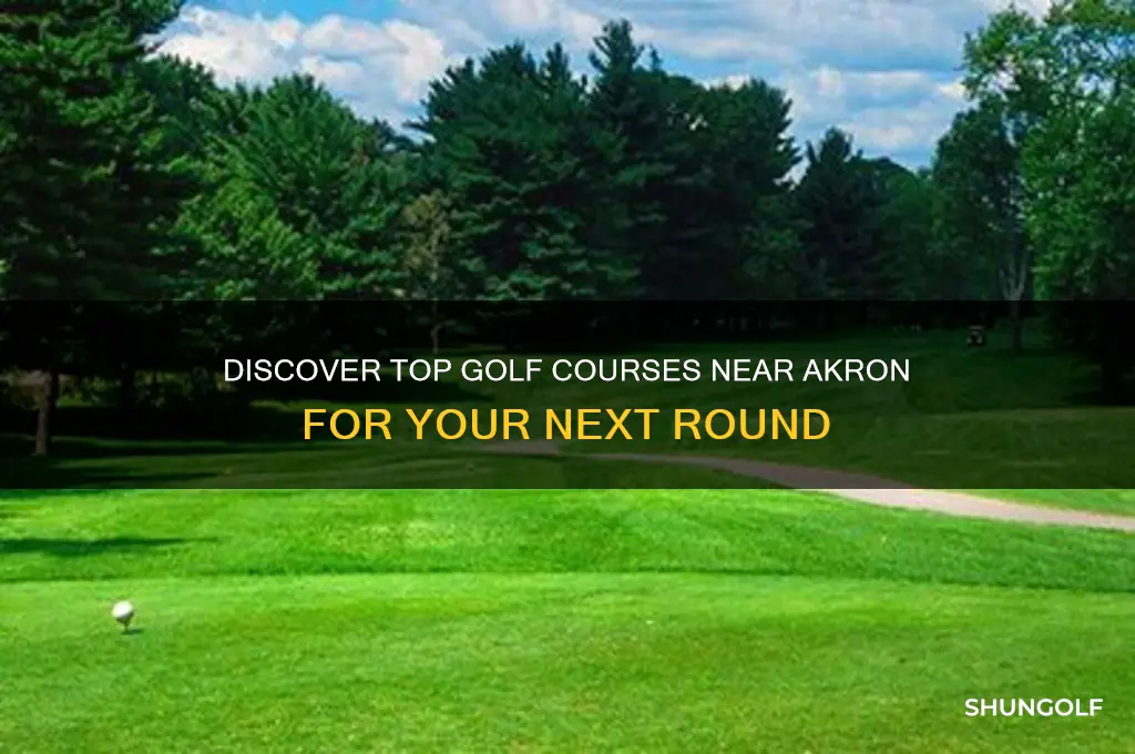 may golf course near akron
