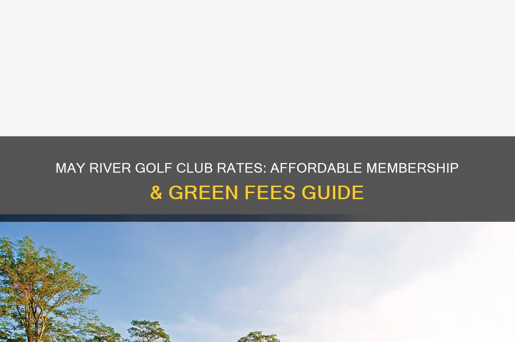 may river golf club rates