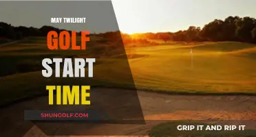 Teeing Off at Dusk: Exploring May Twilight Golf Start Times