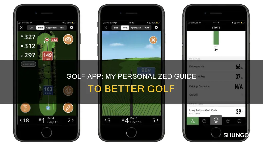 me and my golf app