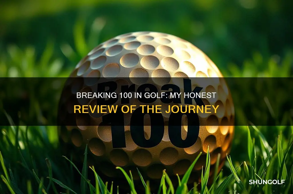 me and my golf break 100 review