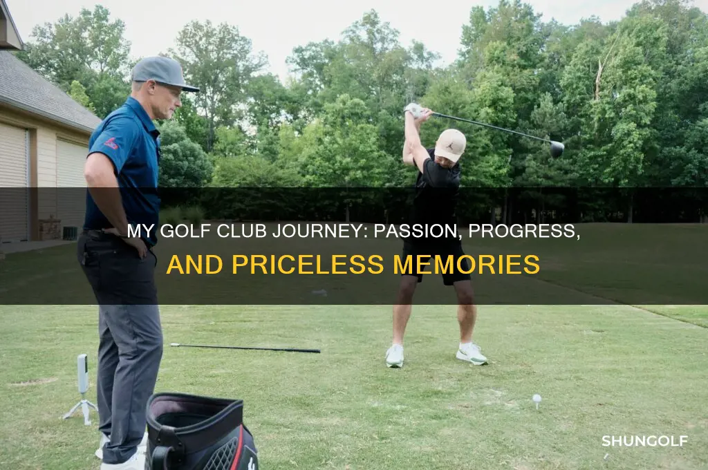 me and my golf club