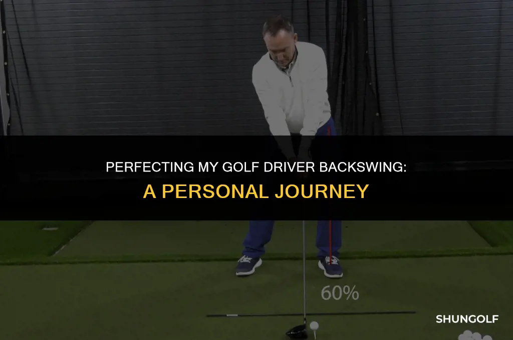 me and my golf driver backswing