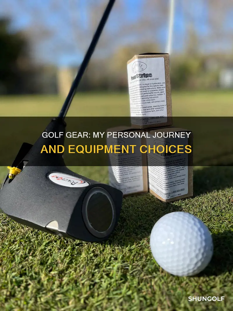 me and my golf equipment