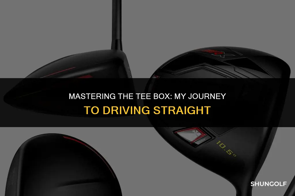 me and my golf hit driver straight
