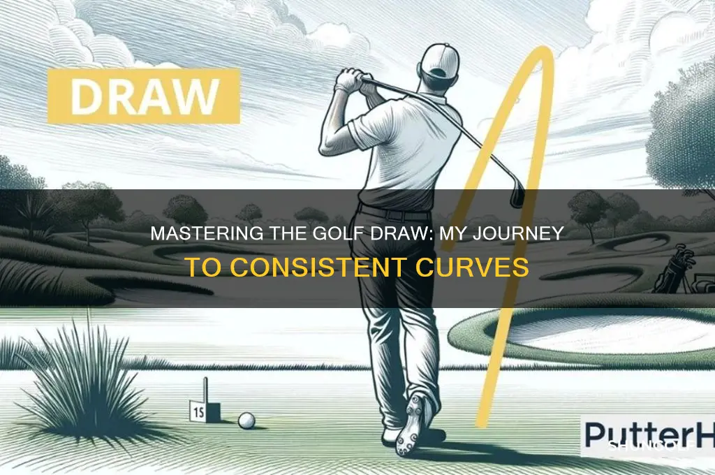 me and my golf hitting a draw