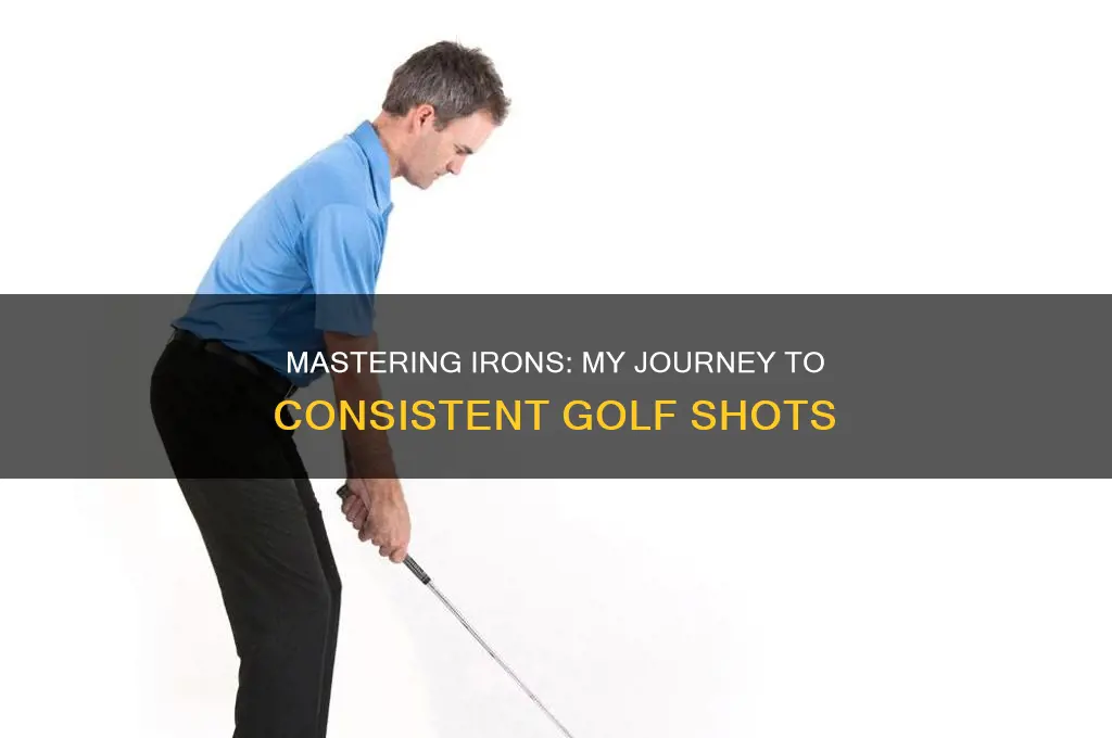 me and my golf hitting irons