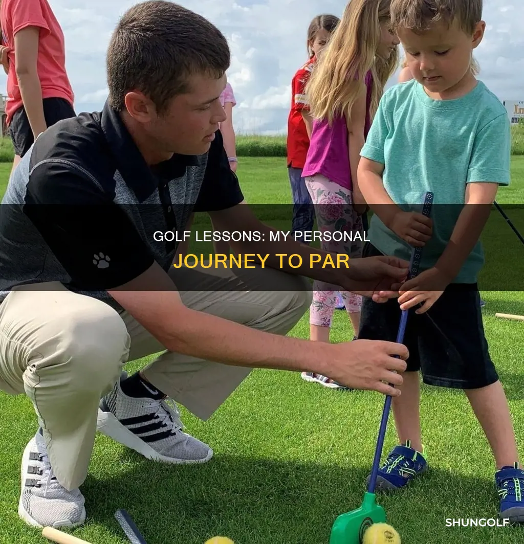 me and my golf lessons