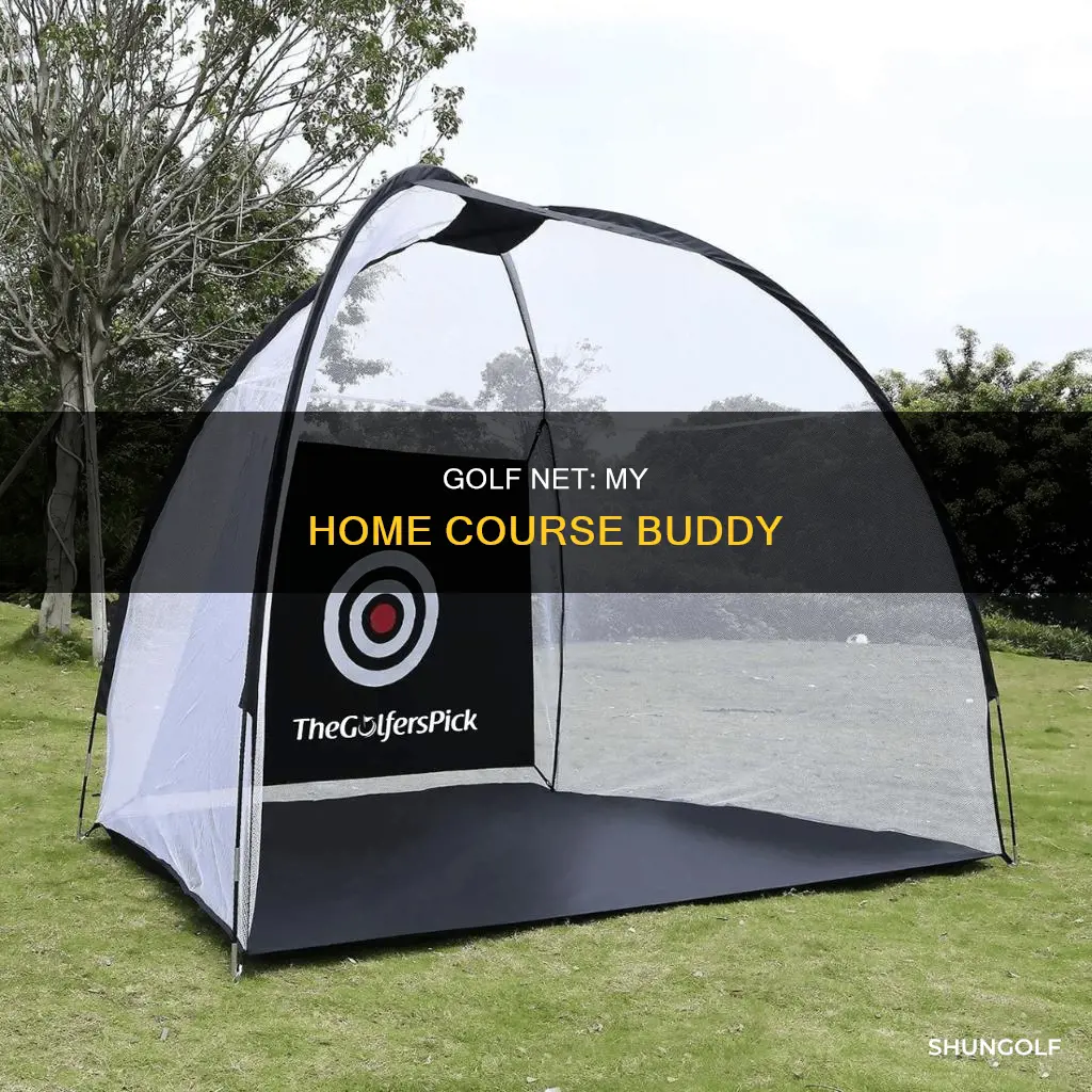 me and my golf net